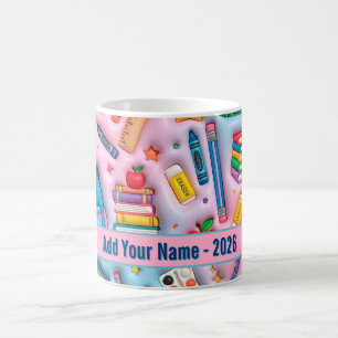 Personalised Back to School 2026 Coffee Mug