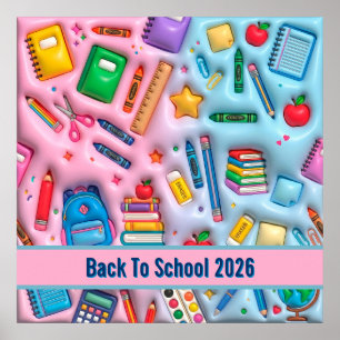 Personalised Back to School 2026 Poster