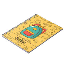 Personalised Back to School Backpack & Doodles