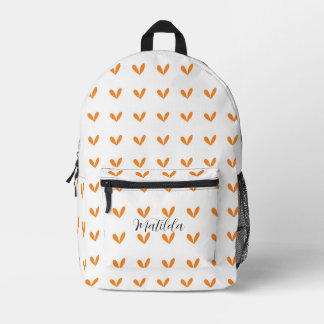 Personalised back to school design  printed backpack