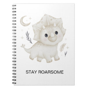 Personalised Back to School Dinosaur Notebook