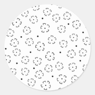 Personalised Back To School Essentials Classic Round Sticker