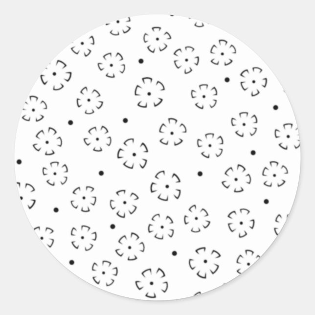 Personalised Back To School Essentials Classic Round Sticker (Front)
