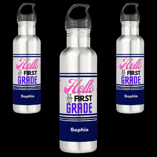 Personalised Back To School First Grade 710 Ml Water Bottle