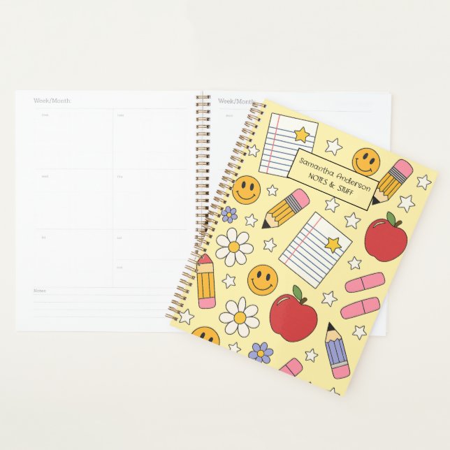 Personalised Back to School Planner for Kids  (Display)