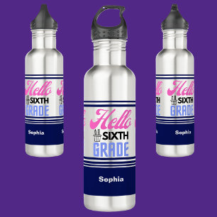 Personalised Back To School Sixth Grade 710 Ml Water Bottle