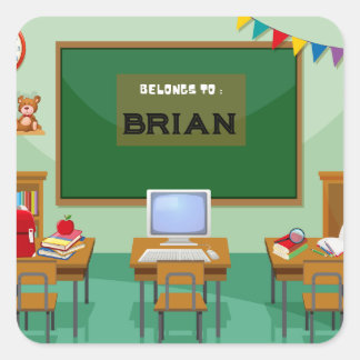 Personalised Back to School Sticker