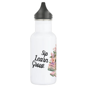 Personalised Back to School Water Bottle for Girls