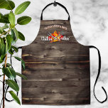 Personalised Backyard Chillin' and Grillin' BBQ Apron<br><div class="desc">Fun,  personalised barbecue theme apron. A great gift idea for birthday's,  housewarming or just because!</div>