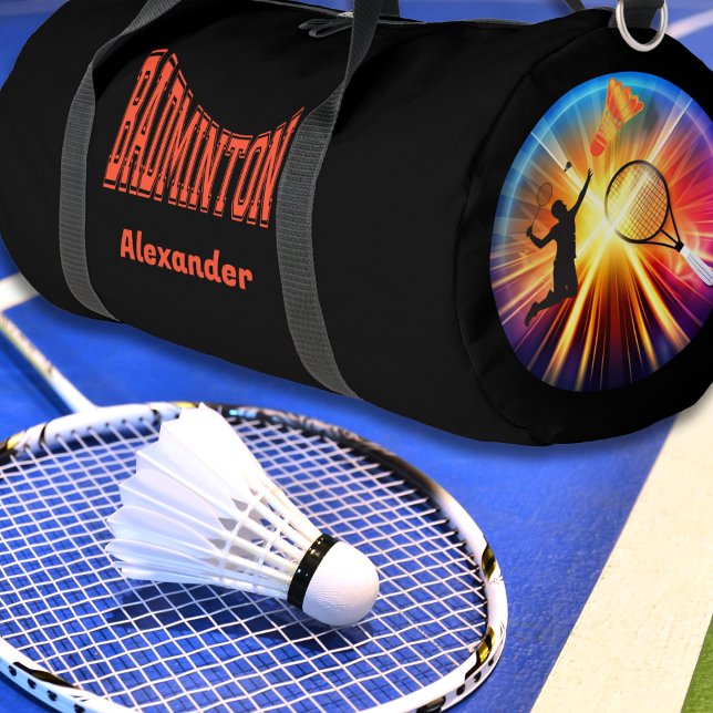 Personalised Badminton Champion Duffel Bag (Creator Uploaded)