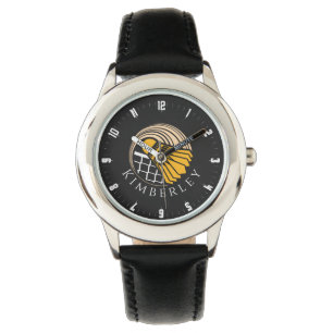 Personalised Badminton Modern Player Coach Birdie Watch