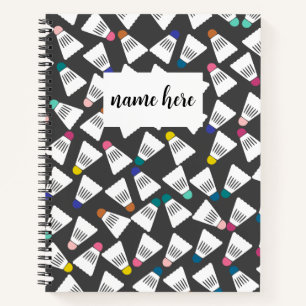 Personalised Badminton Notebook