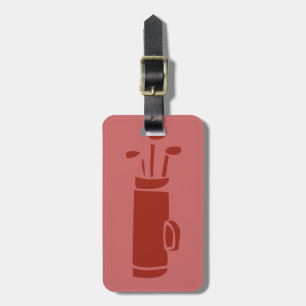 Personalised bag and clubs Golfing Golf Bag Tag