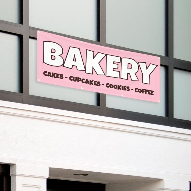 Personalised Bakery Banner (Outside Building)