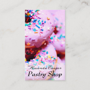 Personalised bakery business card