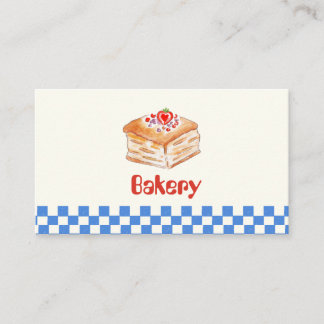 Personalised Bakery Business Card | Custom Bakery