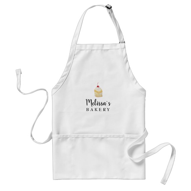 Personalised Bakery Cupcake Apron (Front)