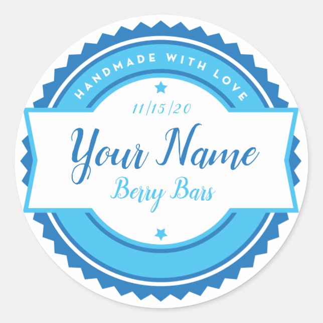 Personalised Bakery Label (Front)