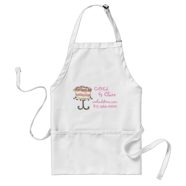 Personalised Bakery Standard Apron (Front)