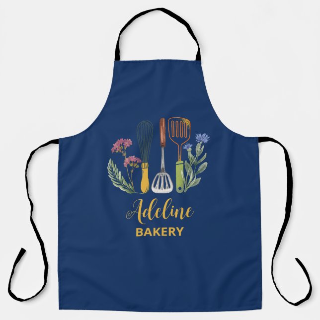Personalised Baking Apron for Women & Men (Front)