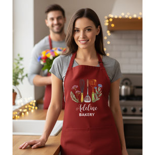 Personalised Baking Apron for Women & Men
