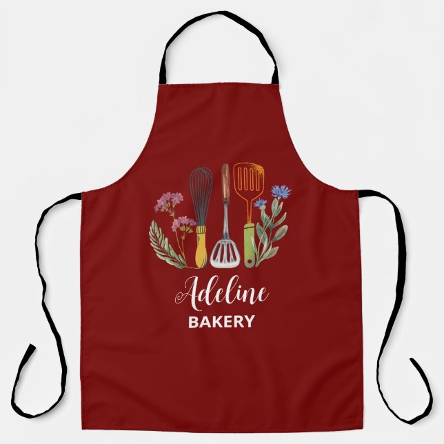 Personalised Baking Apron for Women & Men (Front)