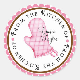 Personalised Baking Cooking Kitchen Stickers