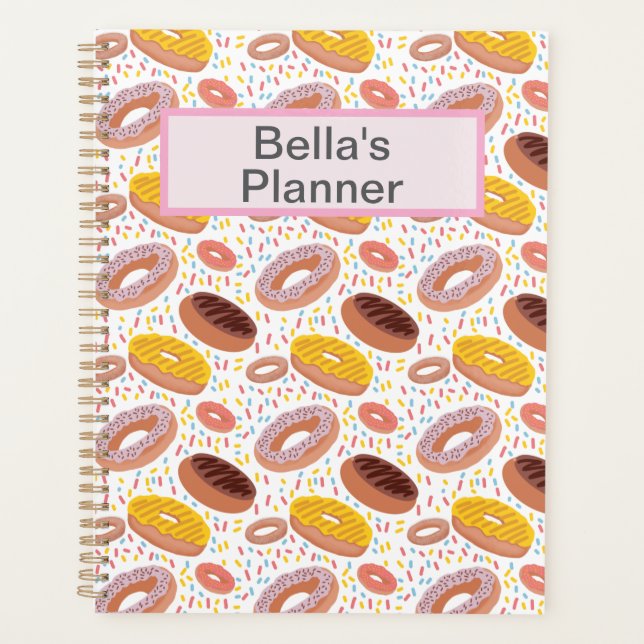 Personalised Baking Notebook  Planner (Front)