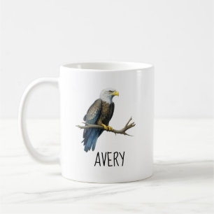 Personalised Bald Eagle Mug, Bald Eagle Lover, Gif Coffee Mug