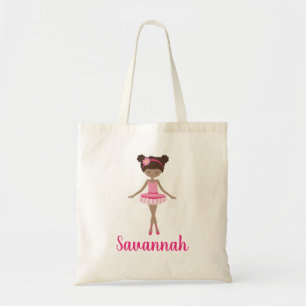 Personalised Ballerina Ballet Class Tote Bag