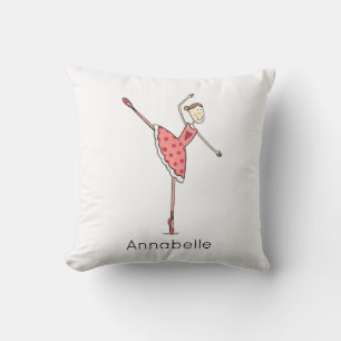 Personalised Ballerina Ballet Dancer Cushion