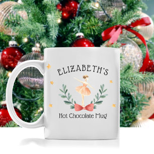 Personalised Ballerina Nutcracker Hot Cocoa Mug