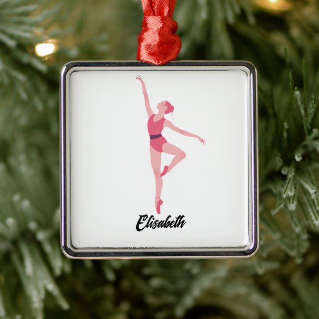 Personalised Ballerina Ornament – Custom Dance  (Tree)