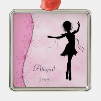 Personalised Ballerina Silhouette Ornament