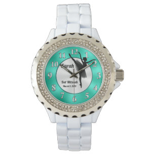 Personalised Ballerina Watch, Bat Mitzvah Gift Watch