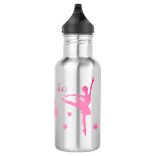 Personalised Ballerina Water Bottle   Recital Gift