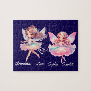 Personalised Ballerinas Jigsaw Puzzle