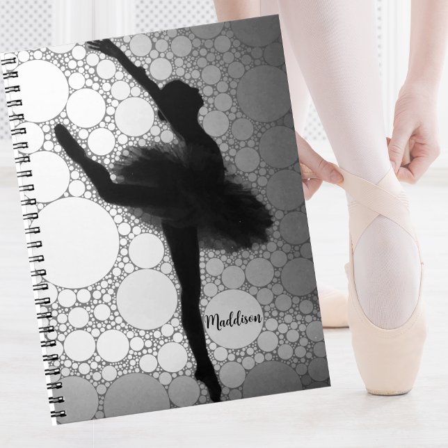 Personalised Ballet Dancing Ballerina Notebook (Creator Uploaded)