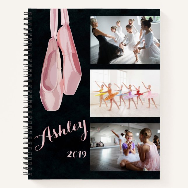 Personalised Ballet Photo Notebook (Front)