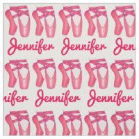 Personalised Ballet Pink Pointe Toe Shoes Dance