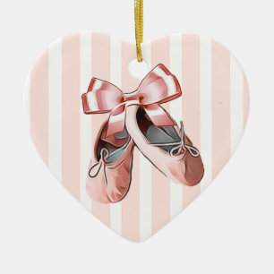 Personalised Ballet Slippers Christmas Ornament