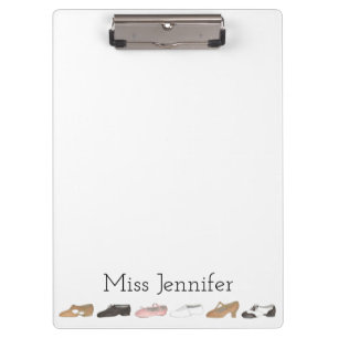Personalised Ballet Tap Acro Lyrical Dance Teacher Clipboard