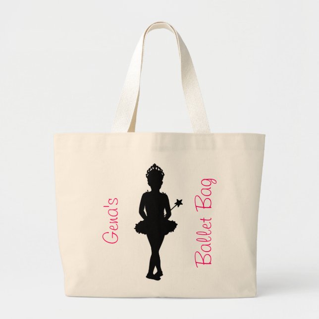 Personalised Ballet Tote Bag (Front)