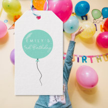Personalised Balloon Party birthday christening