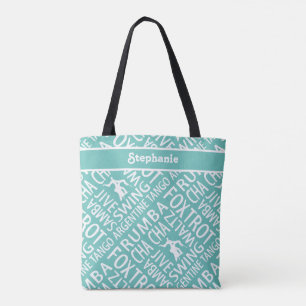 Personalised Ballroom Dance Tote Bag