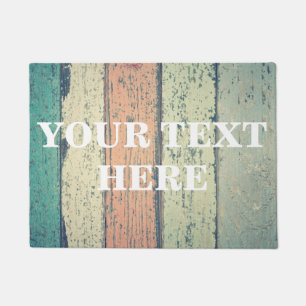 Personalised Bamboo Wood Doormat