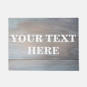 Personalised Bamboo Wood Doormat