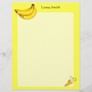 Personalised Bananas Letterhead