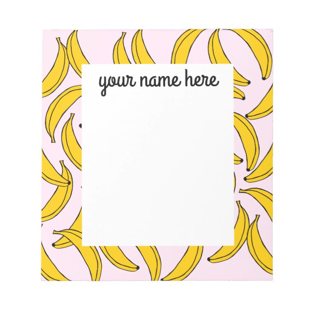 Personalised Bananas Notepad (Front)