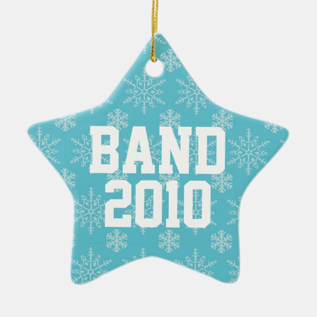 Personalised Band Music Christmas Ornament Gift (Front)